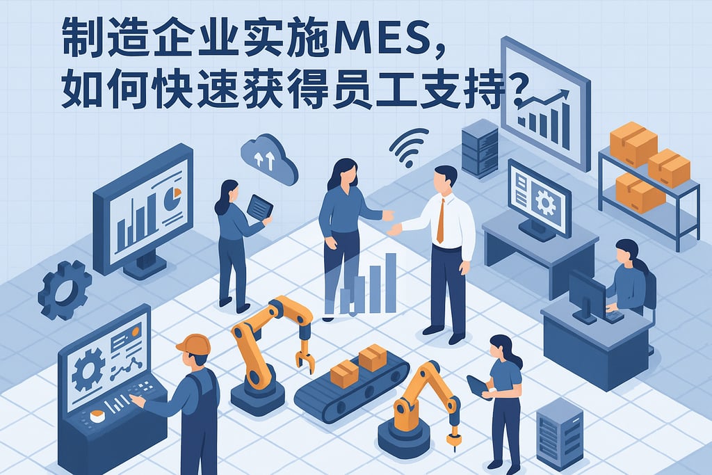 制造企业实施 MES，如何快速获得员工支持？